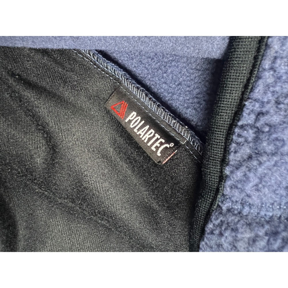 REI Fleece Vest Mens XL Blue Polartec Deep Pile Sherpa Full Zip Gorpcore Outdoor - Picture 7 of 9